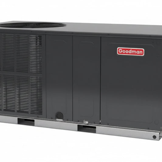 GOODMAN 2 TON HORIZONTAL PACKAGE UNIT W/HEATER (GPCH32431)(HKTAD051)