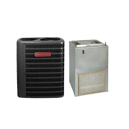 SPLIT SYSTEM GOODMAN 3 TON 14.3 SEER2 FRONT RETURN W/HEATER (GLXS4MA3610)(AWST36LU1305)(HKTSD05X1)